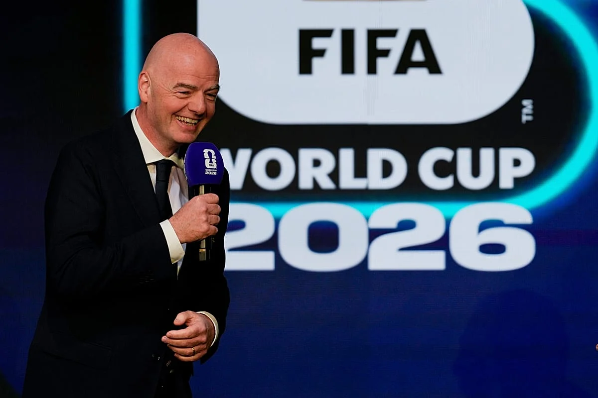 Gianni Infantino durante una presentación de la FIFA. Imagen de archivo.