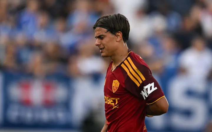 Paulo Dybala con la camiseta de la Roma. Imagen de archivo.