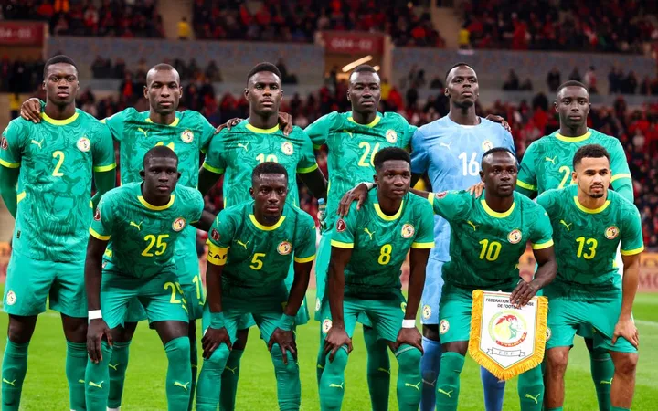 La selección de Senegal posa antes de la final de la Copa Africana. Imagen de archivo.