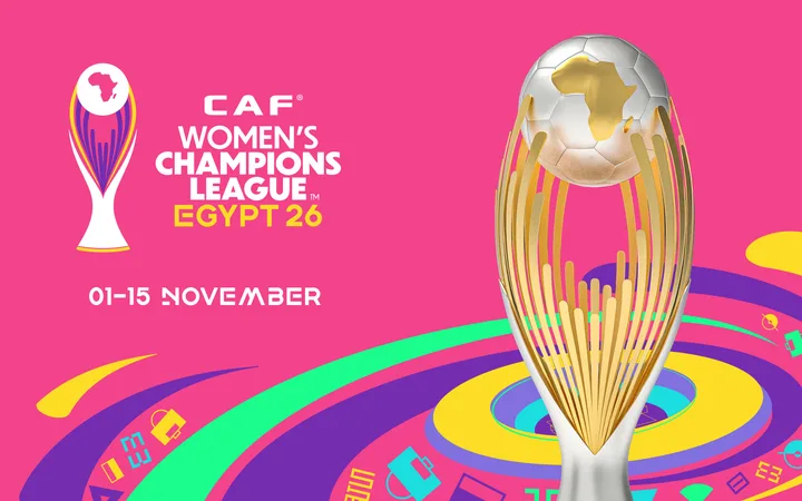 Nueva identidad y trofeo de la CAF Women’s Champions League 2026.