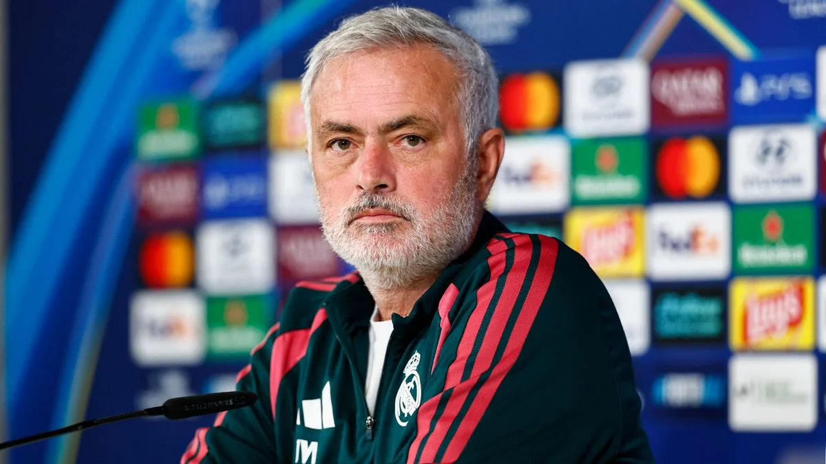 José Mourinho comparece ante los medios en la previa europea del Real Madrid.