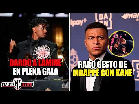 Miniatura de La Gambeta: Duro dardo a Lamine en plena gala| Raro gesto de Mbappé con Kane| Lamine pidió premio para Cubarsí