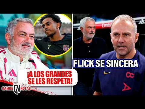 Miniatura de La Gambeta: ¡Mou dice la verdad sobre Lamine!| Flick se sincera con Mourinho| Courtois elige a su sustituto
