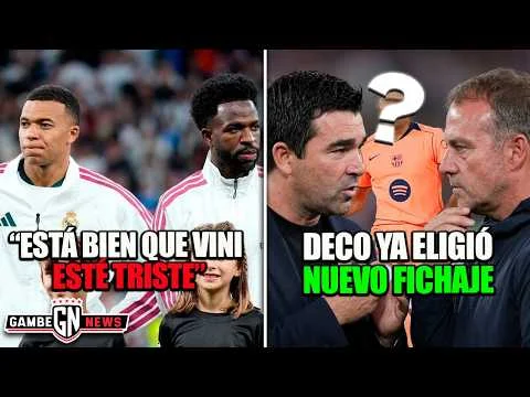 Miniatura de La Gambeta: Mbappé: “Está bien que Vini esté triste”| Deco ya eligió nuevo fichaje del Barça | ¿Raya al Madrid?