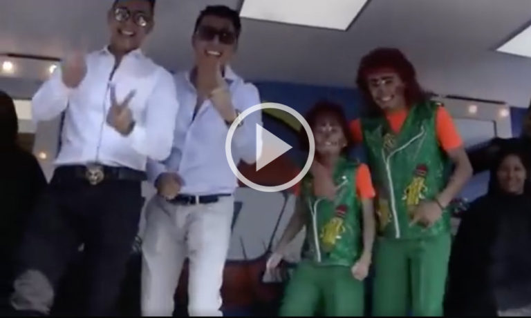 Video: El vergonzoso debut de Los Shulos y Lapizito en “Hoy”