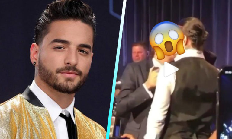 Video: Captan a Maluma en pleno beso con famoso cantante