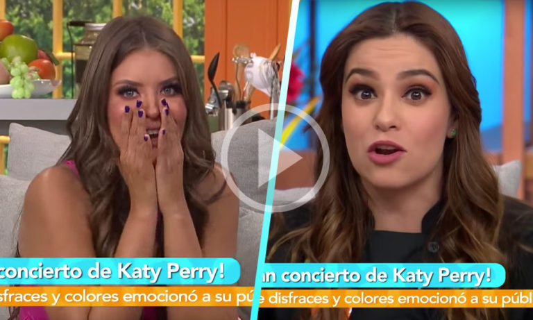 Video: Tania y Vanessa se disfrazan de Katy Perry y así les contestó durante el concierto