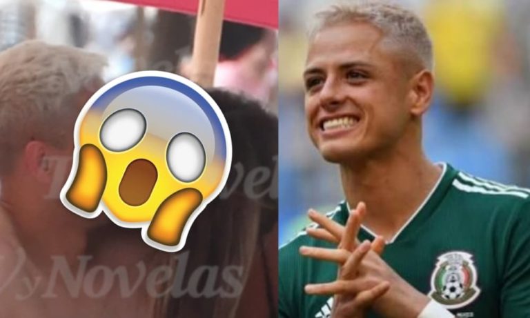 El chicharito tiene nueva novia y la presume con candente beso