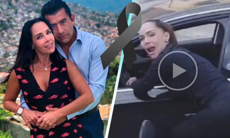 Filtran video del momento exacto en que  Sharis Cid se entera de la muerte de su esposo