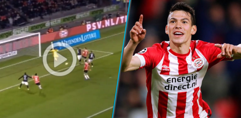 Vídeo: Hirving Lozano anota su noveno gol de la temporada con el PSV