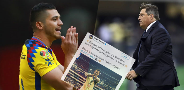 Miguel Herrera responde a la indirecta que Henry Martín le envió por redes sociales