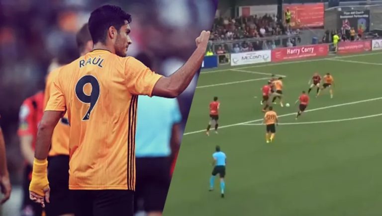 Vídeo | Raúl Jiménez anota un gol extraordinario con el Wolverhampton