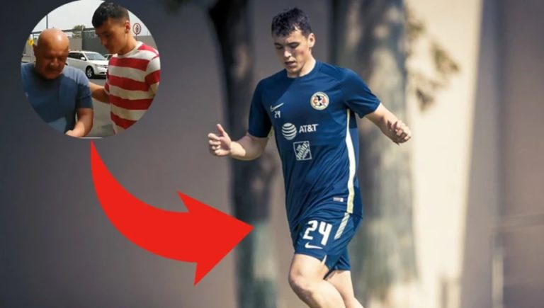 Vídeo|La insólita manera como llega Viñas a los entrenamientos del América