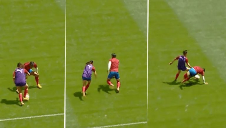 VÍDEO | Futbolista de la femenil humi||a a Miguel Ponce con increíble jugada