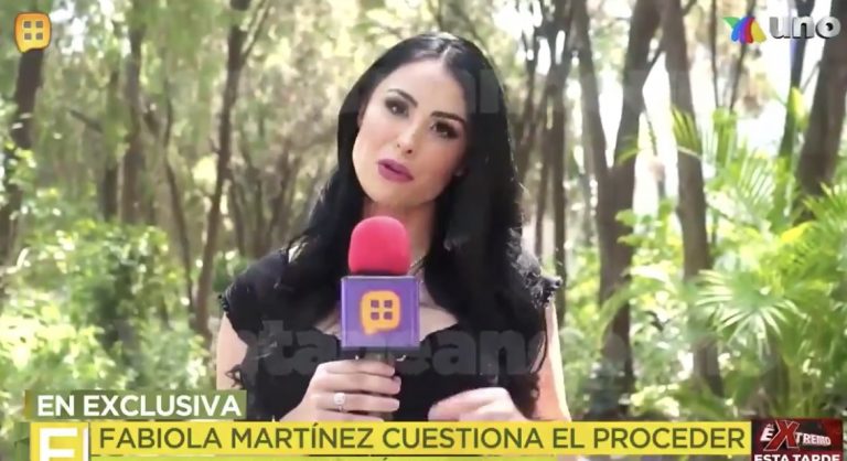 VIDEO: Fabiola Martínez responde a las amenazas de Karla Panini
