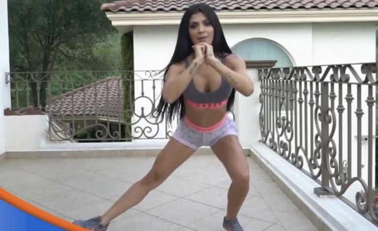 VIDEO: Kim Flores desata críticas en la red por el “extraño” ruido al hacer ejercicio