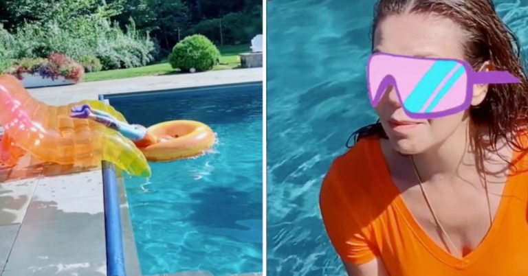 VIDEO: Thalía sufre tremendo accidente mientras grababa un TikTok