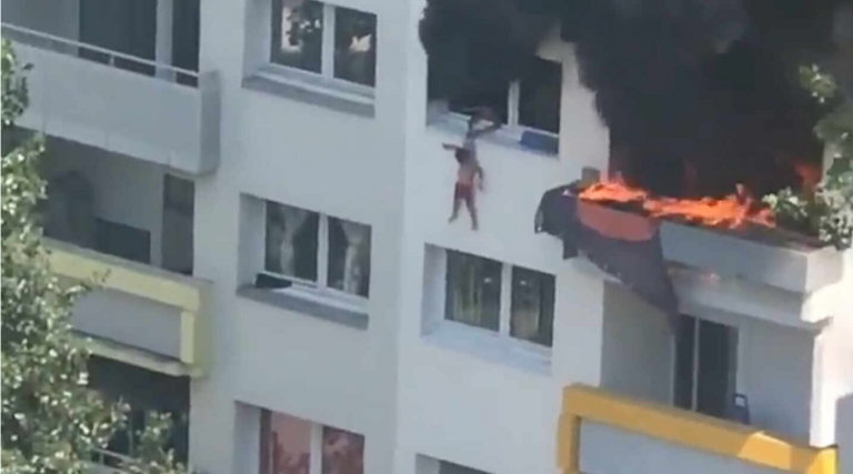VIDEO: Niño de 10 años salva a su hermano menor de un incendio