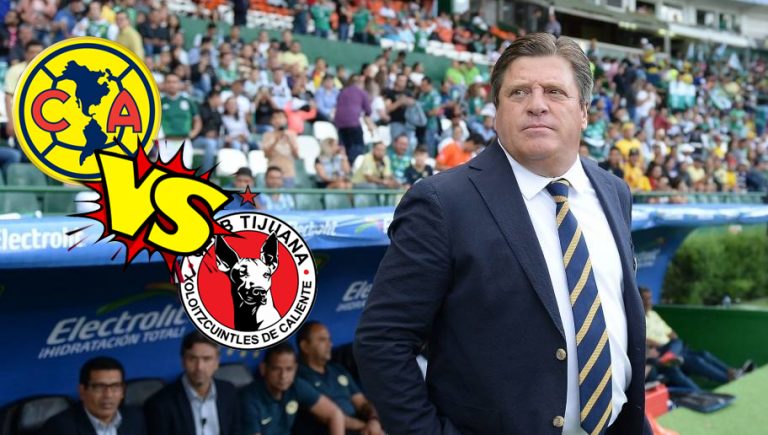 El posible 11 titular del América para el partido en contra de los Xolos de Tijuana