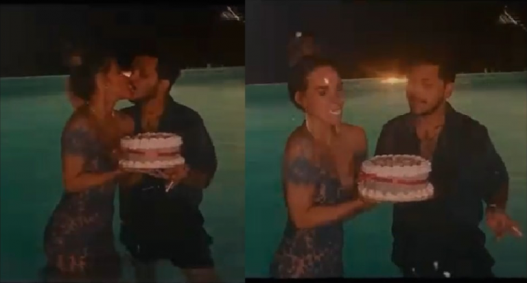 VIDEO: Así celebró Belinda su cumpleaños junto a Christian Nodal
