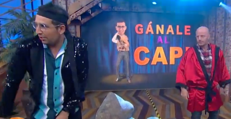 VIDEO: Facundo golpea a El Capi con una piedra en pleno programa