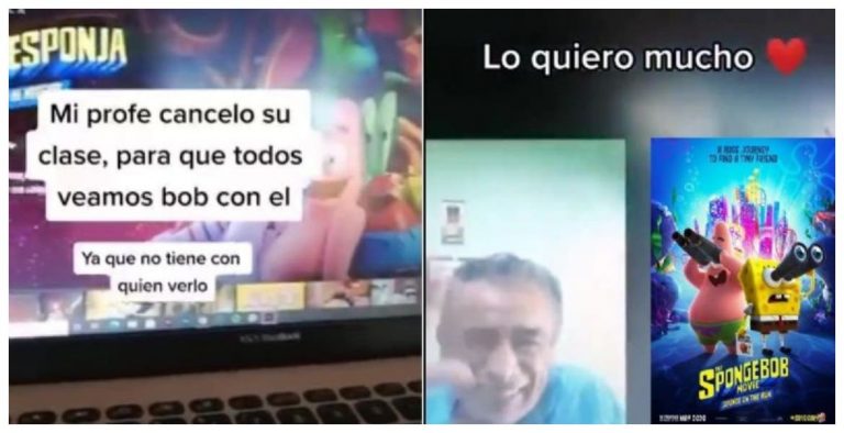 Profesor cancela clases para ver película de Bob Esponja y lo dejan plantado