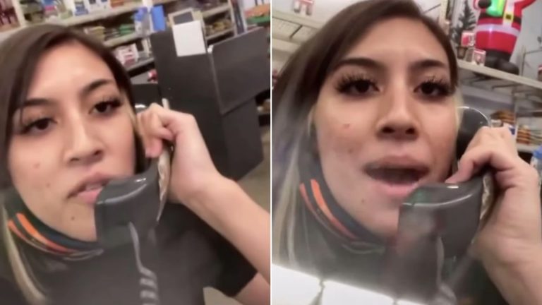 Video: Mujer renuncia a su trabajo por megáfono e insulta a sus compañeros