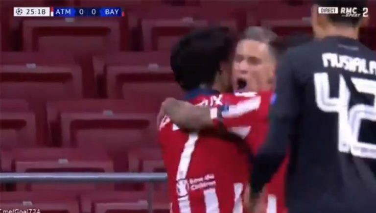 Video: golazo de Joao Félix contra el Bayern que acerca al Atlético a la clasificación