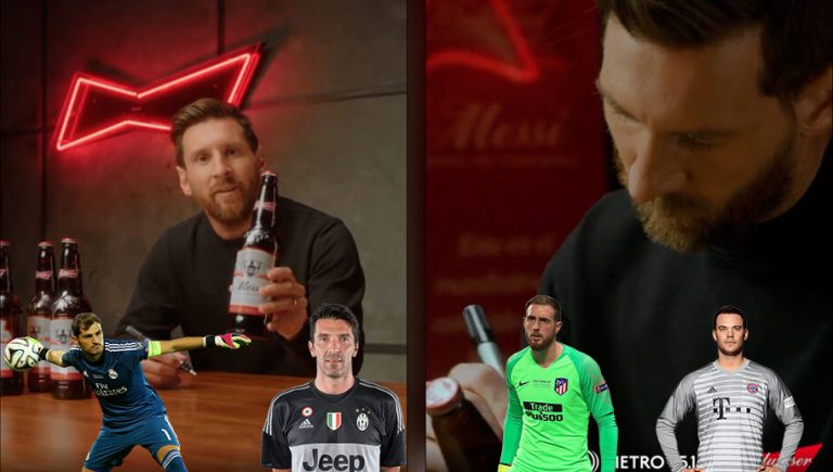 Los 5 porteros que más cerveza recibieron por ser goleados por Messi