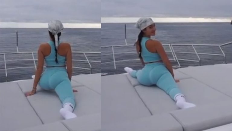 Video: Sesión de yoga de Georgina Rodríguez arrasa el internet