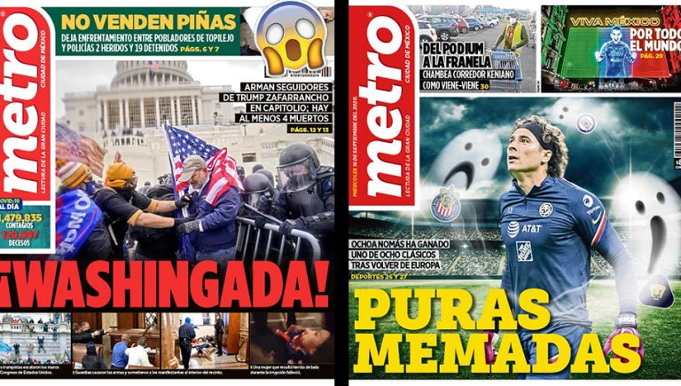 Los 10 mejores títulos de noticias en un periódico mexicano