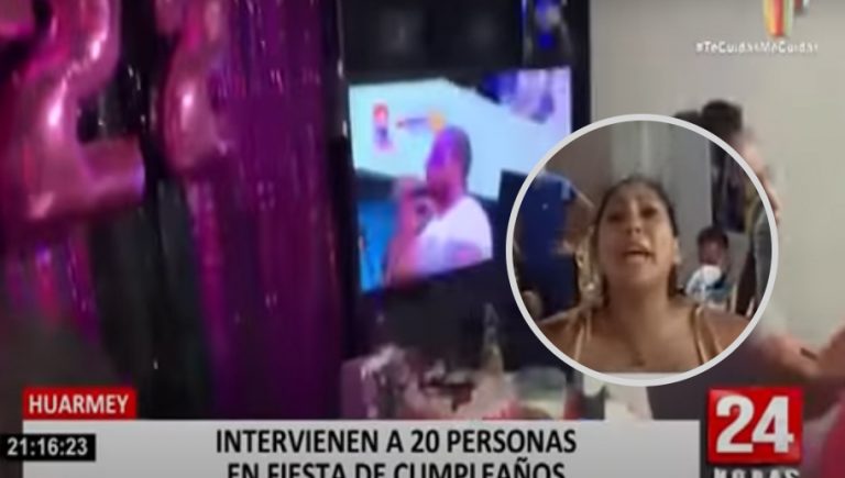 VIDEO: La detienen por celebrar su cumpleaños y la obligan a posar con su pastel