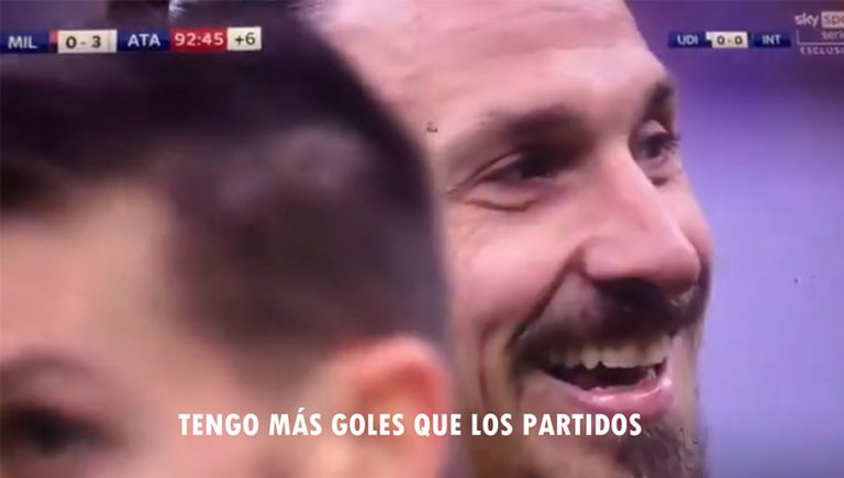 Video: Zlatan a Duván Zapata: “Tengo más goles que los partidos de toda tu carrera”