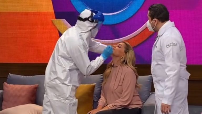 VIDEO: Anette Cuburu se realiza la prueba en plena transmisión de Venga la Alegría