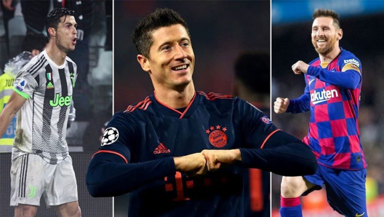 Messi iguala a CR7 y se mete en los primeros 4 puestos de la lucha por la Bota de Oro que comanda Lewandowski