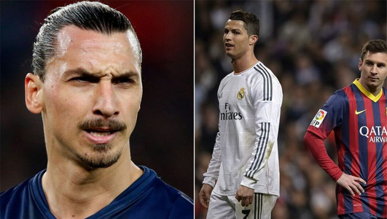 Zlatan Ibrahimovic envia poderoso mensaje para Lionel Messi y Cristiano Ronaldo