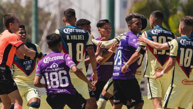 VIDEO | Bruno Valdez protagoniza bronca con la Sub 20 del América