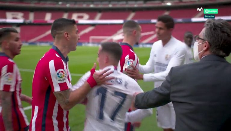 Video: Luis Suárez se calienta con Lucas Vázquez “¿Te vas a quejar después de la Liga del año pasado?”