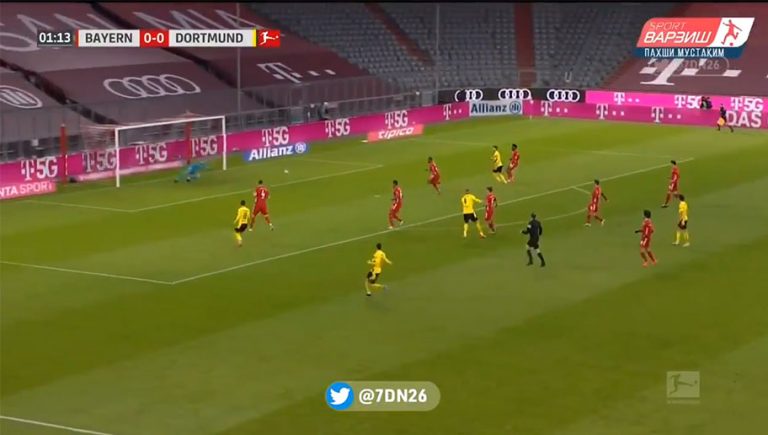 Video: Golazo desde afuera del área de Haaland al Bayern Múnich.