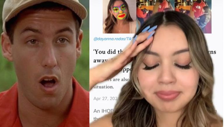 VIDEO: Mesera se vuelve viral por desconocer y rechazar a Adam Sandler