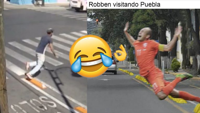 VIDEO: Instalan ciclovía en Puebla y la gente no deja de caerse… Aquí los mejores memes