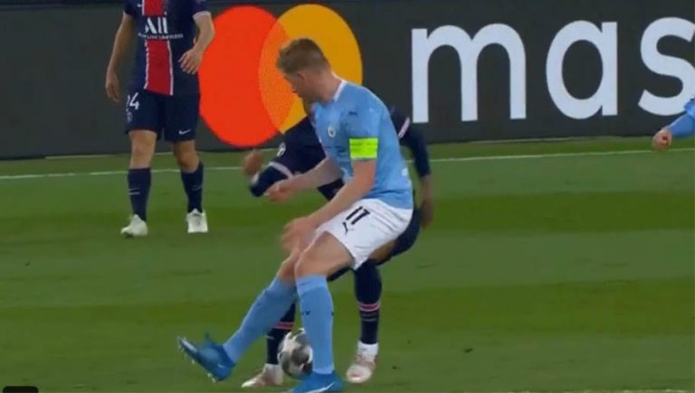 Video: La espectacular bicicleta con caño que Neymar le hizo a De Bruyne