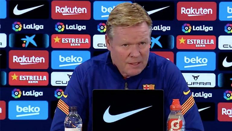 ¡Se enojó! Ronald Koeman explota contra la UEFA al término de la conferencia de prensa