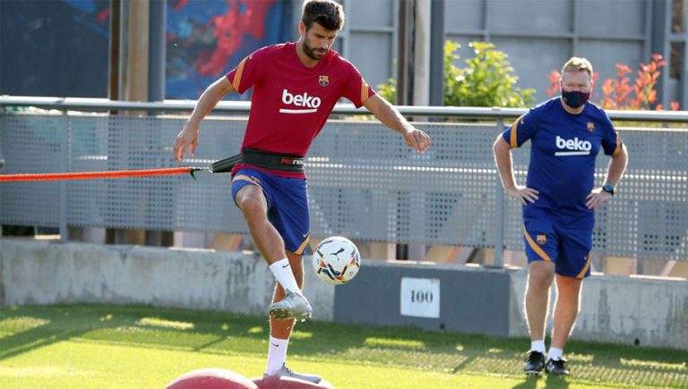 Vuelve Piqué: el 11 con dudas que prepara Ronald Koeman para la final de la Copa del Rey