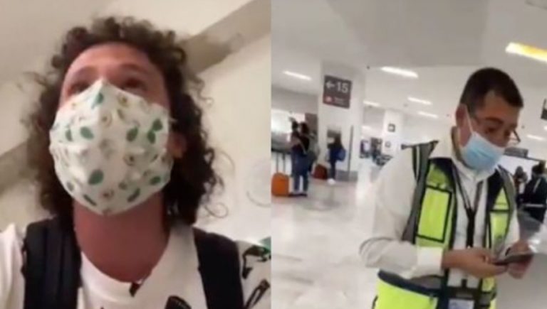 VIDEO: Multan a Luisito Comunica en el Aeropuerto de la CDMX