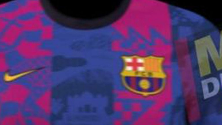 Aficionados se indignan por la nueva camiseta que usará el Barcelona en la próxima UEFA Champions League