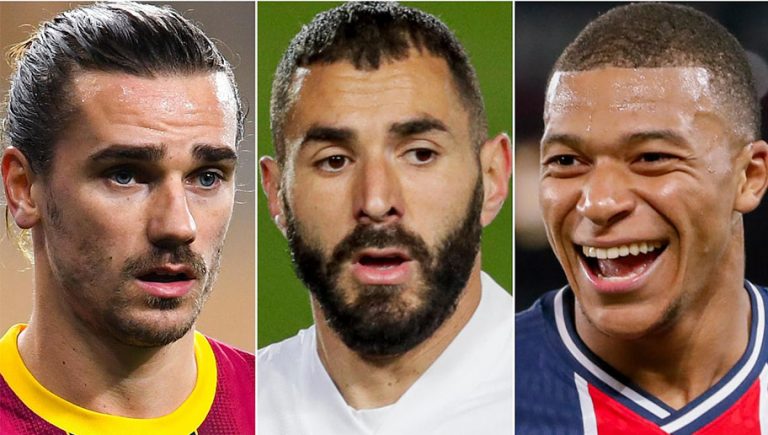 Tridente Mbappé, Benzema y Griezmann: Así sería la alineación estelar de Francia para la Eurocopa