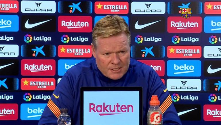 ¡Se enojó! Ronald Koeman explota contra el Barcelona al término de la conferencia de prensa