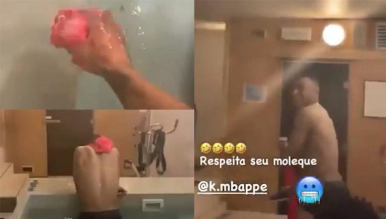 Video: Neymar le tira ‘toallazo’ sin piedad a Mbappé por la espalda, “¡Respeta!”