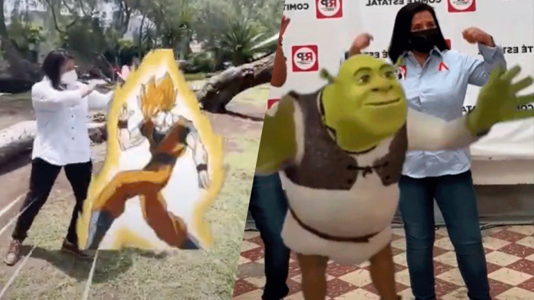 VIDEO: Candidata en México pelea contra Gokú y baila con Shrek en sus videos de campaña